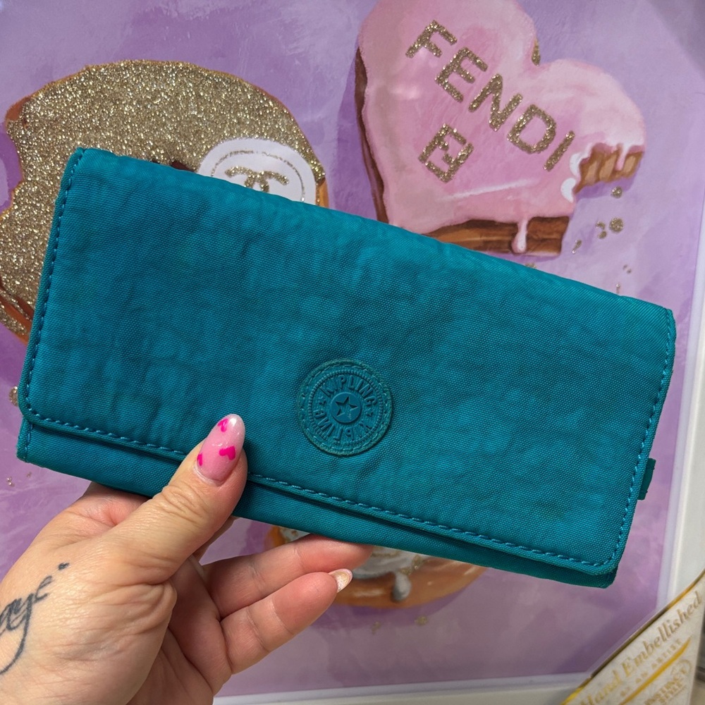 Kipling Turquoise Wallet